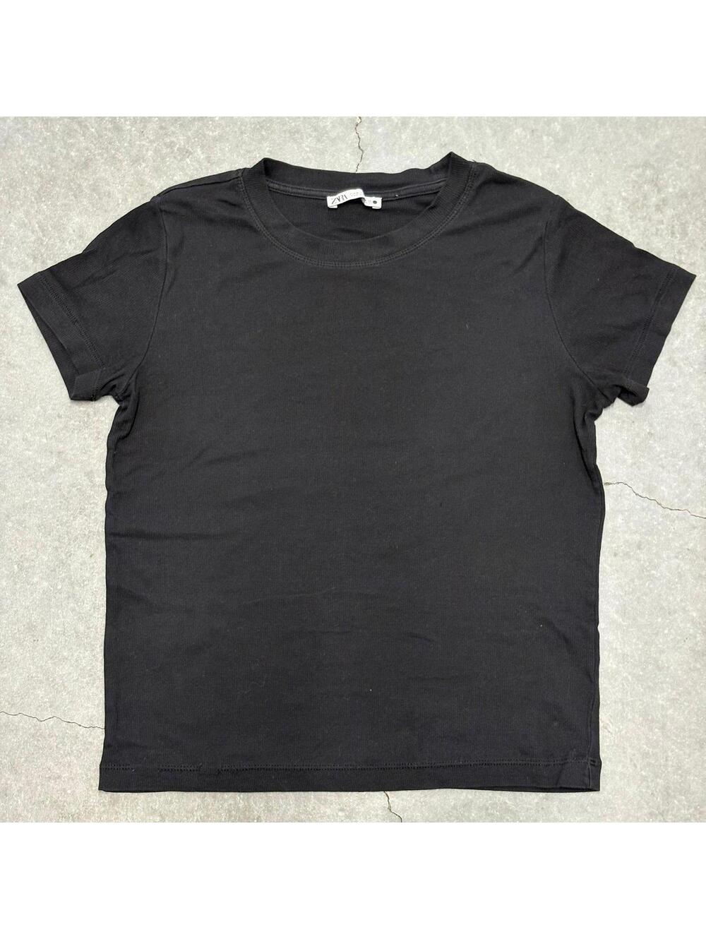 ZARA Plain Black Top